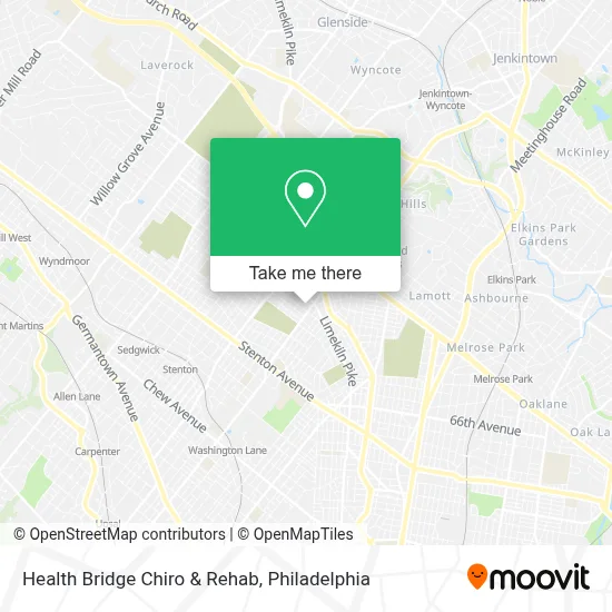 Health Bridge Chiro & Rehab map
