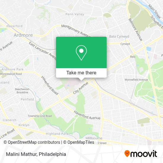 Malini Mathur map