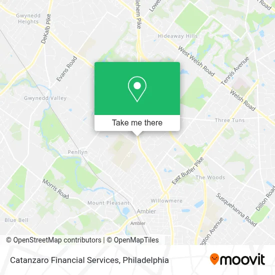 Catanzaro Financial Services map