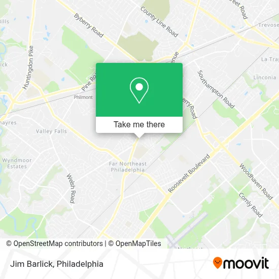 Jim Barlick map