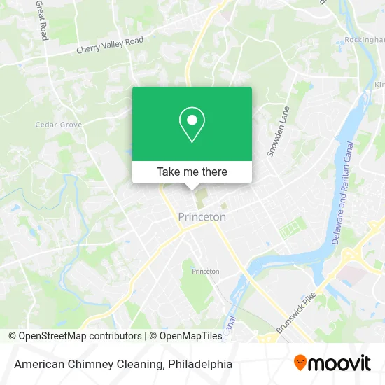 American Chimney Cleaning map