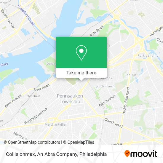 Collisionmax, An Abra Company map