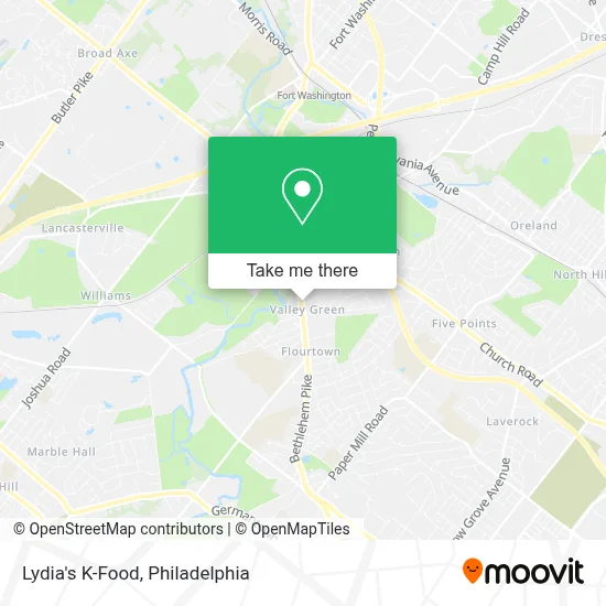 Lydia's K-Food map