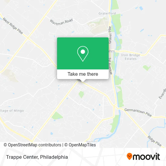 Trappe Center map