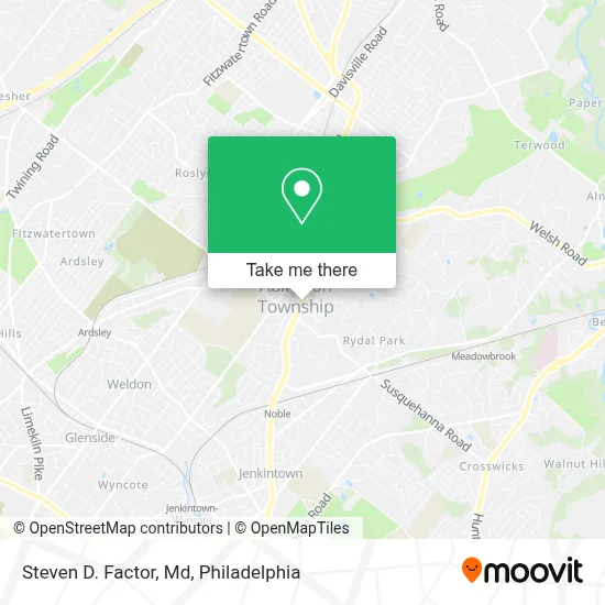 Steven D. Factor, Md map