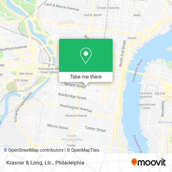 Krasner & Long, Llc. map