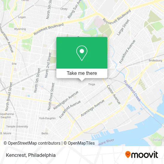 Kencrest map