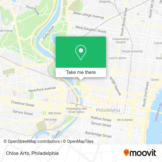 Chloe Arts map