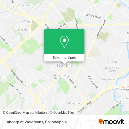 Labcorp at Walgreens map