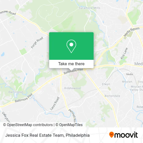 Jessica Fox Real Estate Team map
