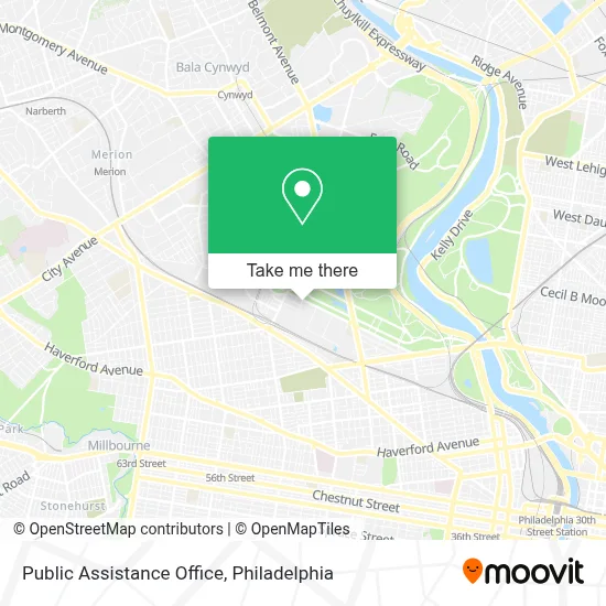 Public Assistance Office map