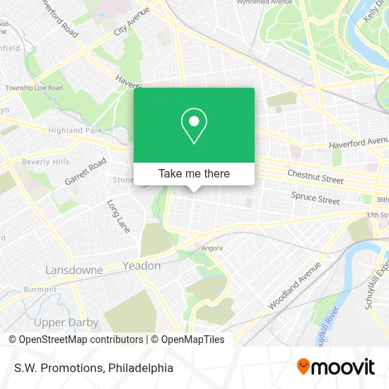 S.W. Promotions map