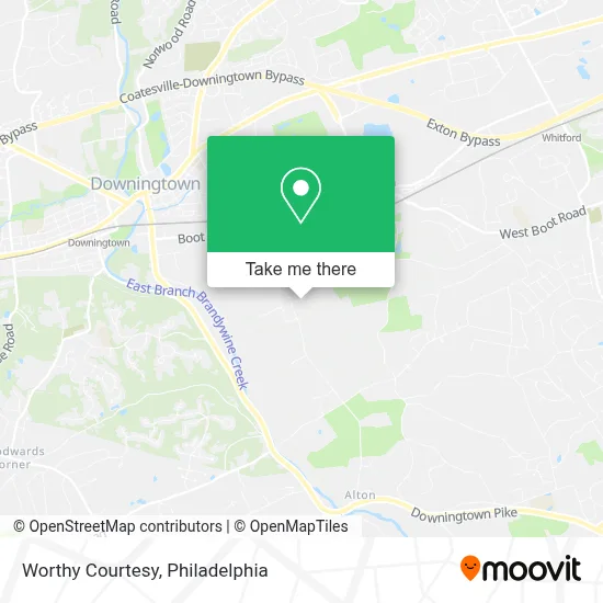 Worthy Courtesy map