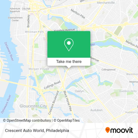 Crescent Auto World map