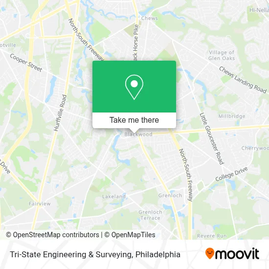Tri-State Engineering & Surveying map