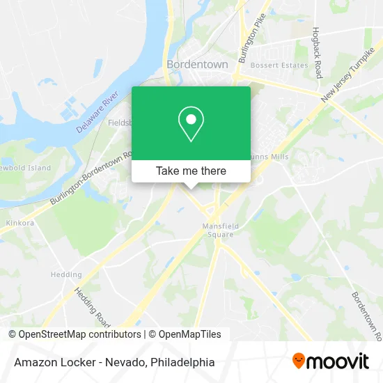 Amazon Locker - Nevado map