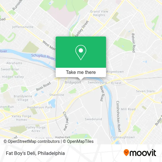 Fat Boy's Deli map