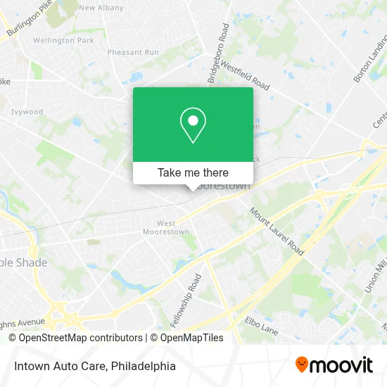 Intown Auto Care map