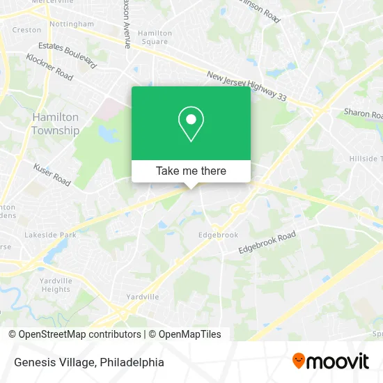 Genesis Village map