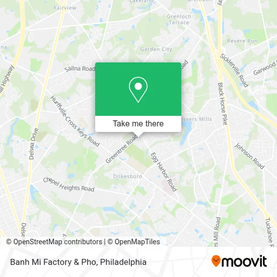 Banh Mi Factory & Pho map