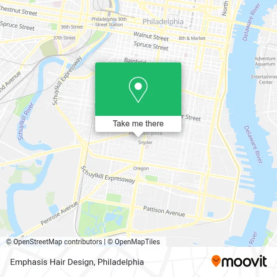 Emphasis Hair Design map