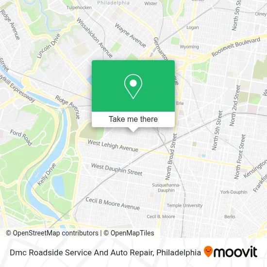 Dmc Roadside Service And Auto Repair map
