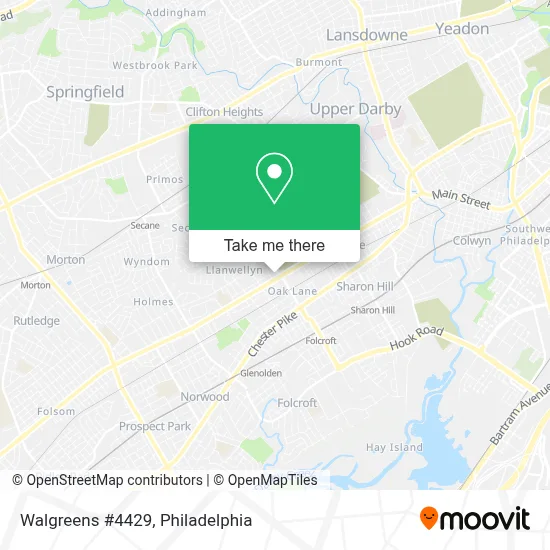 Walgreens #4429 map