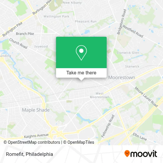 Romefit map