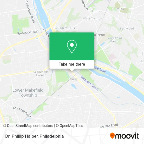 Dr. Phillip Halper map