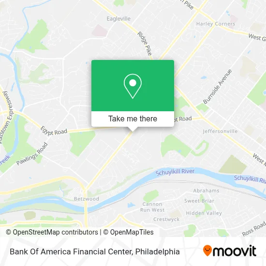 Bank Of America Financial Center map