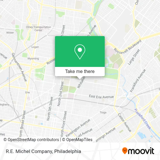 R.E. Michel Company map