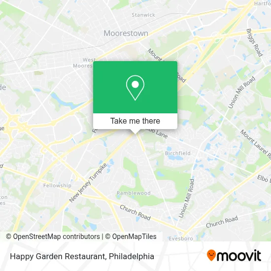 Happy Garden Restaurant map