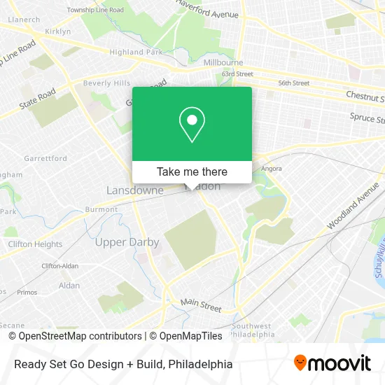 Ready Set Go Design + Build map