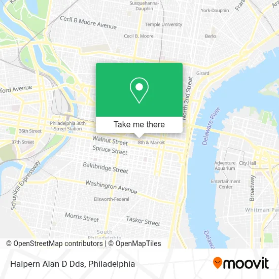 Halpern Alan D Dds map