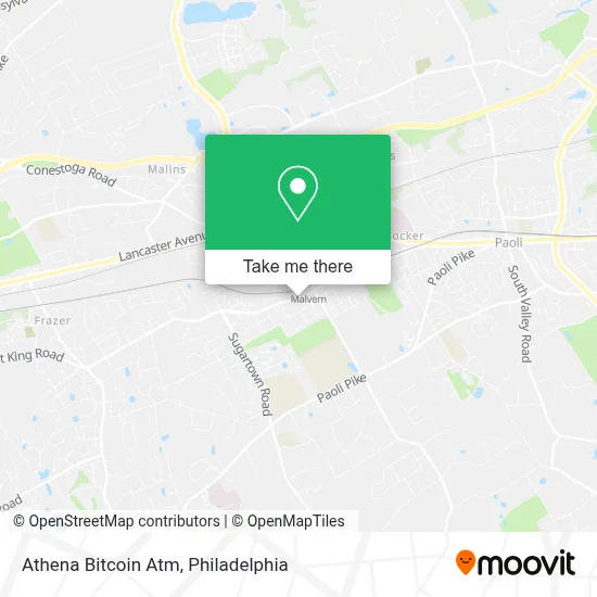 Athena Bitcoin Atm map