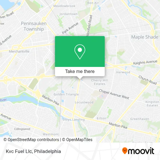 Kvc Fuel Llc map