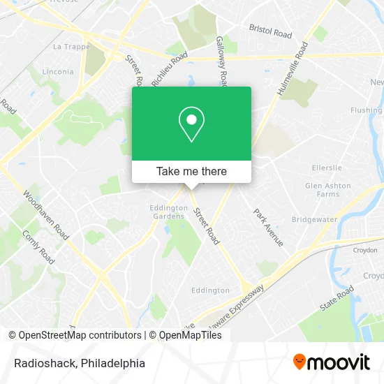 Radioshack map