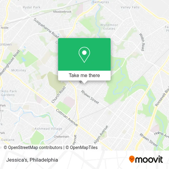Jessica's map