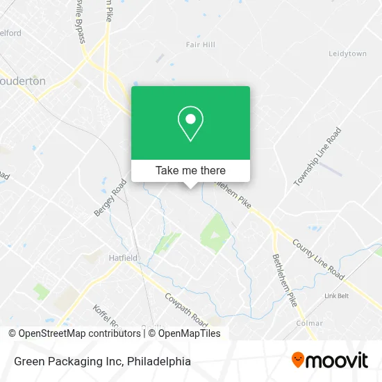 Green Packaging Inc map