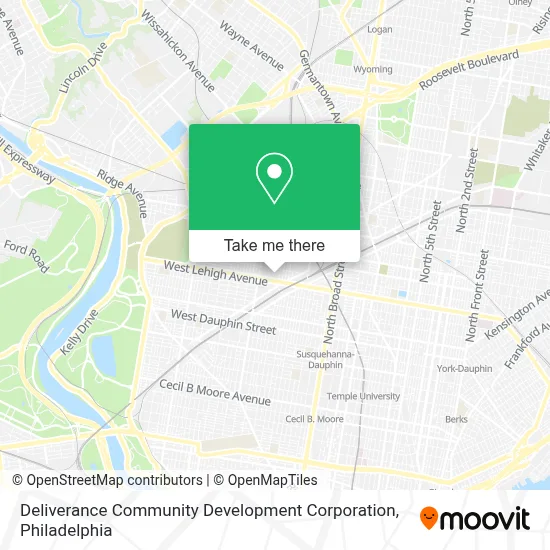 Deliverance Community Development Corporation map