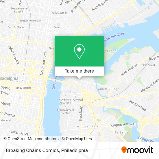 Breaking Chains Comics map