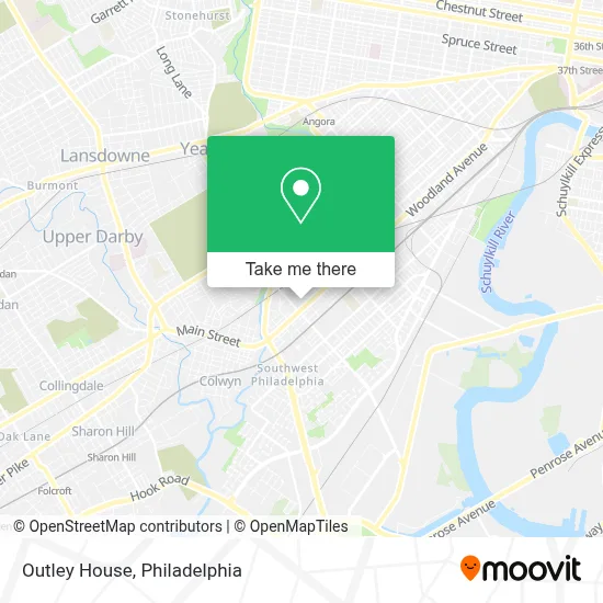 Outley House map