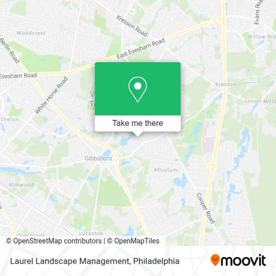 Laurel Landscape Management map