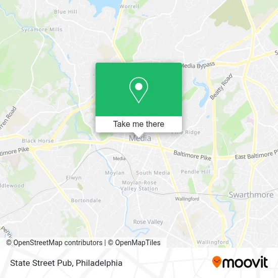 State Street Pub map