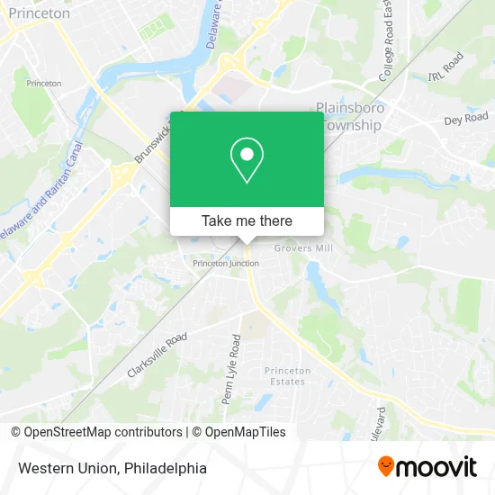 Western Union map