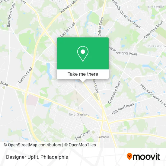 Designer Upfit map
