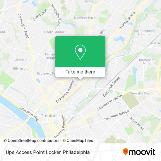 Ups Access Point Locker map