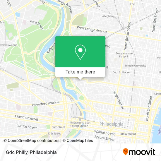 Gdc Philly map