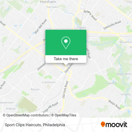 Sport Clips Haircuts map