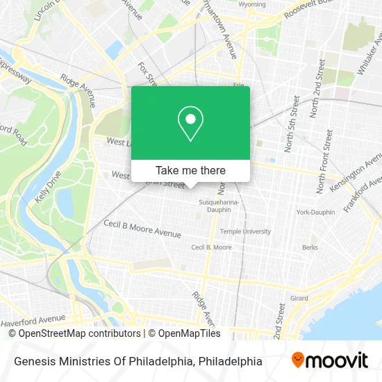 Genesis Ministries Of Philadelphia map